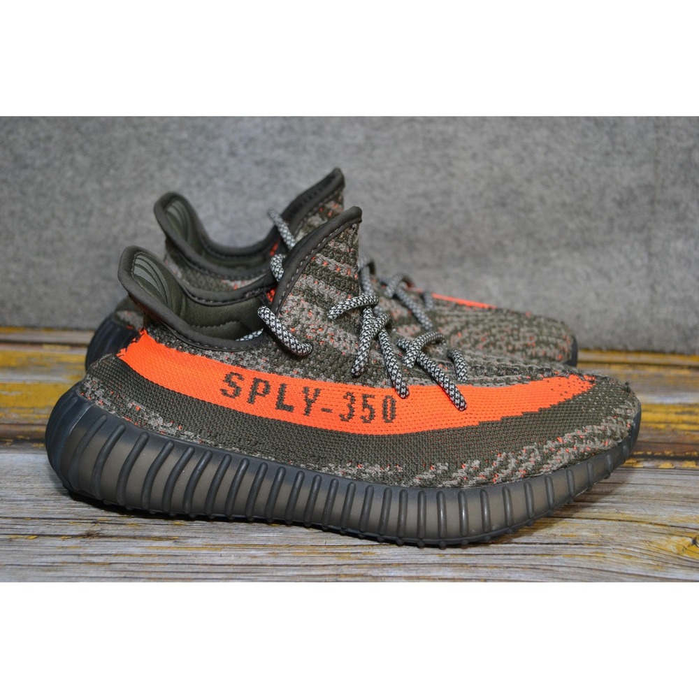 Adidas Yeezy Boost 350 V2 Beluga Shoes Womens Size 6.5 Gray Sneakers HQ7045
